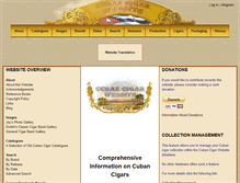 Tablet Screenshot of cubancigarwebsite.com